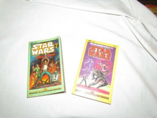 1982 FIRST PRINTING STAR WARS COMIC BOOK PAPERBACKS 1 & 2 MARVEL STAN LEE 2