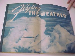 " Flying The Weather " 1944,  Us Navy,  Aviation Training,  Office Chief Naval Oper