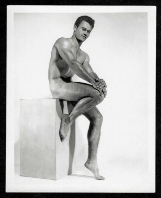 Vintage 1961 Gar Nansen Bruce Of Los Angeles 4x5 Photo Dbw Stamped Gay