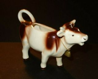 Vintage Ceramic 7x5” Cow Creamer Bell Made In Germany Goebel
