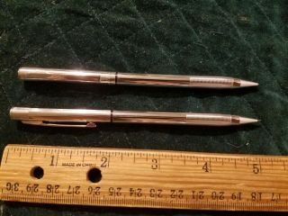 Vintage Anson Set Of 2 Mechanical Pencil Usa