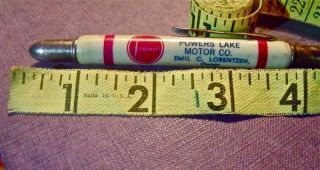 Vintage Double Bullet Studebaker Advertising Pencil/eraser