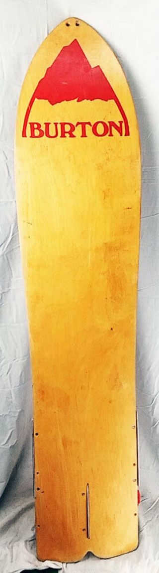 1984 Vintage Burton Performer Wooden 138 cm Snowboard 2