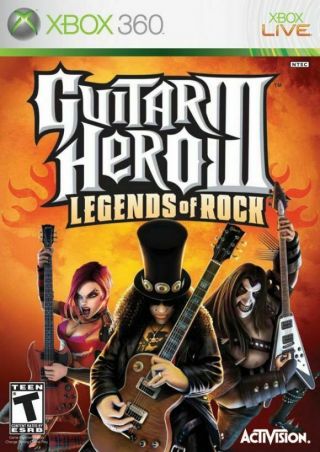 X Box 360 Guitar Hero 3: Legends Of Rock