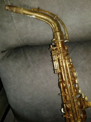 Vintage Conn Naked Lady sax,  saxophone,  serial 262111 era 1934/35 3