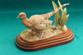 Border Fine Arts Geenty Female Pheasant/partridge & Chicks Figure