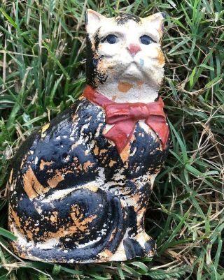 Ike And Sandy Spillman Artist Tortoise Shell Calico Kitty Cat With Label 3 1/2”