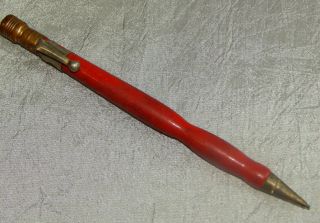 Vintage Mechanicl Pencil Palmer Method Hold Wood & Brass 016 - P
