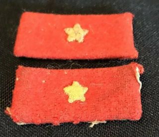 Pair Ww2 Wwii Imperial Japanese Army Private Rank Collar Tab Insignia