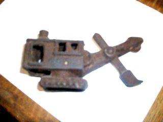 Vintage Hubley Cast Iron Toy Steam Shovel