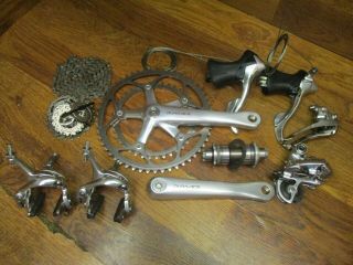 Vintage Shimano Dura Ace 7700 175l 53/39 Group Gruppo Build Kit 9 Speed Double