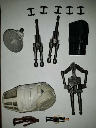 Star Wars Millennium Falcon Transformer Cockpit Part Han Solo Chewbacca Missile