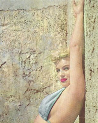 1953 Pin Up Girl Lithograph Marilyn Monroe 283