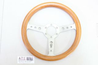 Vintage Momo Indy Timber Wood Steering Wheel 320mm 32cm,  1985,  Made In Italy
