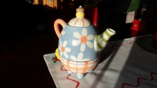 3 Piece Footed Bella Casa By Ganz Tea Pot