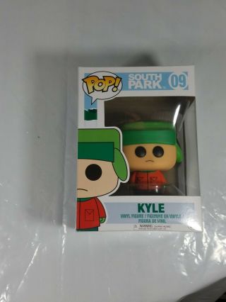 Funko Pop Kyle 09.  South Park.  Vinyl Figure.  2017 Damage Box