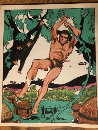 Vintage Hasbro Rub Ons Tarzan 2762 Complete And In 2