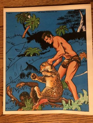 Vintage Hasbro Rub Ons Tarzan 2762 Complete And In 3