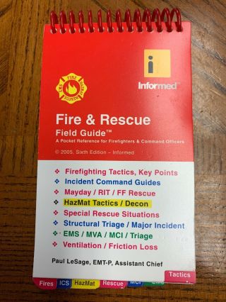 Informed Fire & Rescue Field Guide (pocket)