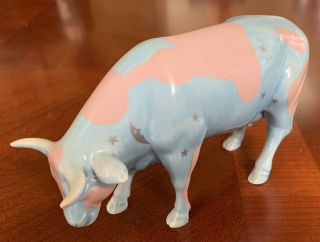 Cow Parade Cows Figurines Item 9182 Lullaby Ceramic No Box