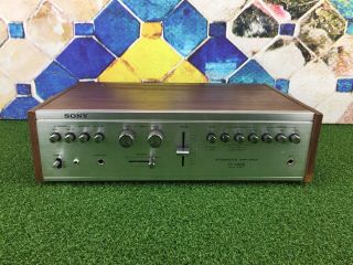 Vintage Sony Ta - 1066 Stereo Integrated Amplifier.  Phono Stage