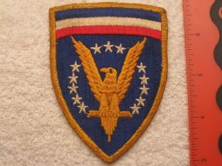 Ww Ii Us Army European Theater Of Operations Authentic Worn Vintage Patch