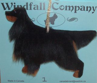 Gordon Setter Dog Soft Plush Christmas Ornament 1 By Wc