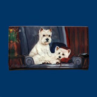 West Highland Terrier (westie) Wallet By Ruth Maystead (weh - W) (7.  25 " X 4.  25 ")