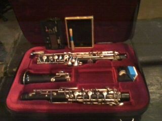 Cabart A Paris Oboe Wood Vintage Good Playing Conservatory Key System