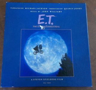 E.  T.  Extra - Terrestrial Lp Record Box Set Michael Jackson W/ Booklet Mca 70000