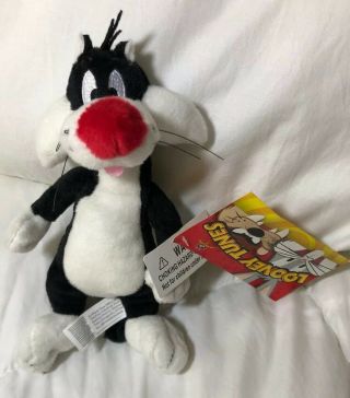 Six Flags Magic Mountain Looney Tunes Sylvester Cat 9 " Plush Doll