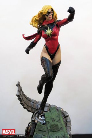 Xm Studios Ms Marvel 1/4 Statue With Coin Usa S/h @_@