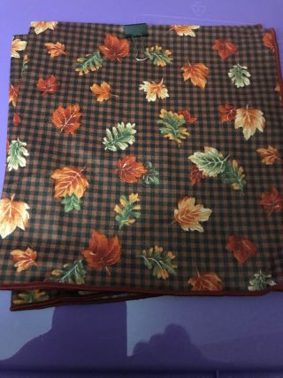 Longaberger Autumn Harvest Fabric Napkins Set/2