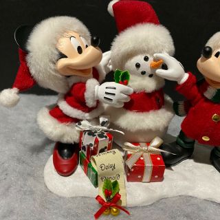 Dept 56 Possible Dreams Disney’s Mickey And Minnie’s Snow Santa Figurine 600084 2