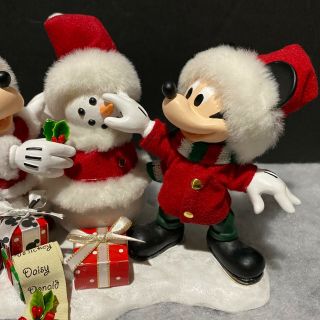 Dept 56 Possible Dreams Disney’s Mickey And Minnie’s Snow Santa Figurine 600084 3