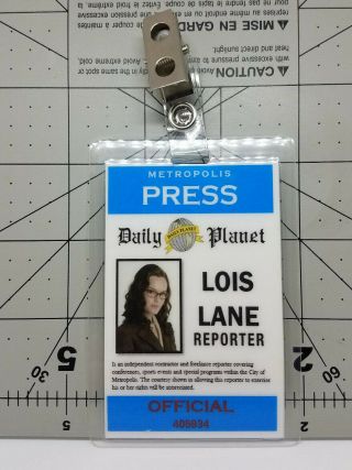 Superman Returns Id Badge - Lois Lane Reporter Costume Prop Cosplay