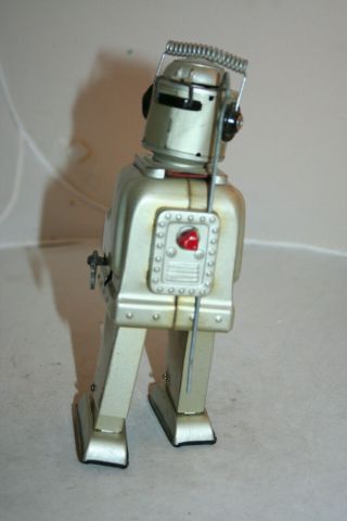 SPACE TIN TOY VINTAGE MR ROBOT THE MECHANICAL BRAIN - ALPS – JAPAN WORK 3