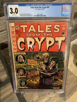 Tales From The Crypt 24 Comic Cgc 3.  0 Pre - Code Horror Goldenage Igcomicfamily