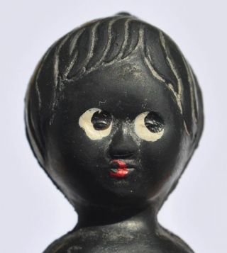 1950s Ussr Soviet Russia Vintage Scarce Tiny Rubber Girl Toy