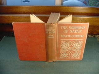 1900 The Sorrows Of Satan By Marie Corelli J B Lippincott Publisher Book B40