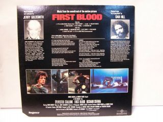 First Blood OST JERRY GOLDSMITH DAN HILL 1982 Regency 