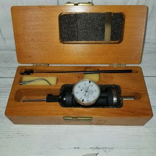Vintage BLAKE Co Ax Indicator Machinist Tool Wood Case.  0005 USA 2