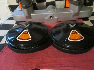 Vintage Low Profile Pancake Air Cleaners For 6 Cyl Chevy Street Racer Hotrod Hp