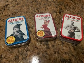 3 Altoids Limited Edition Collectors Tins