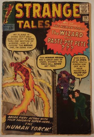 Strange Tales 110 1st Appearance Of Doctor Strange Marvel Comics Ditko