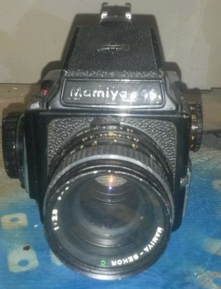 old vintage mamiya 645 camera sekor 1:2.  8 80mm 125834 lens 2