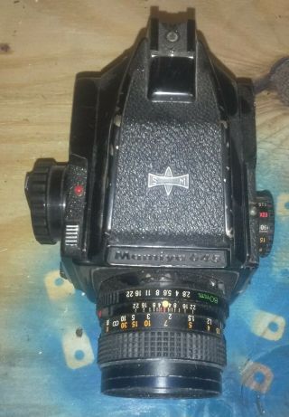 old vintage mamiya 645 camera sekor 1:2.  8 80mm 125834 lens 3