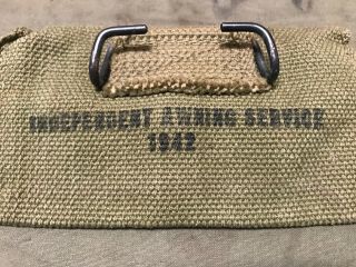 46B WWII US ARMY M1942 FIRST AID CARRY POUCH - OD 3 3