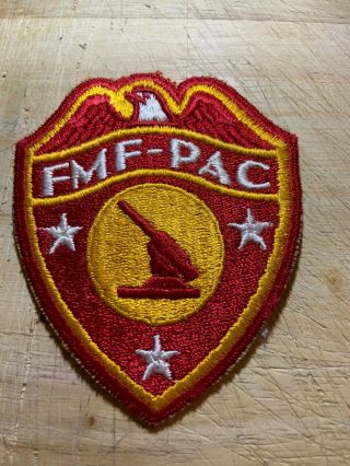 Wwii/post/1950s? Us Marines Patch - Fmf - Pac Pacific Hq - Usmc Beauty