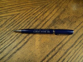 Vintage Ritepoint Mechanical Pencil Advertising Lamar Stone Co Princeville Ill